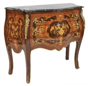 Casa-Padrino-Barock-Kommode-Braun-Gruene-Marmor-Platte-3a
