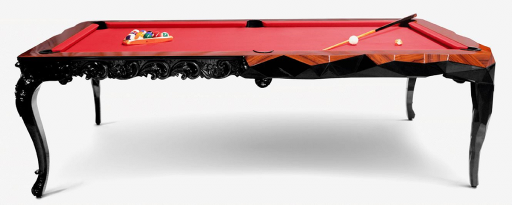 Luxus Billiard Tisch im Barock Design von CPBlack