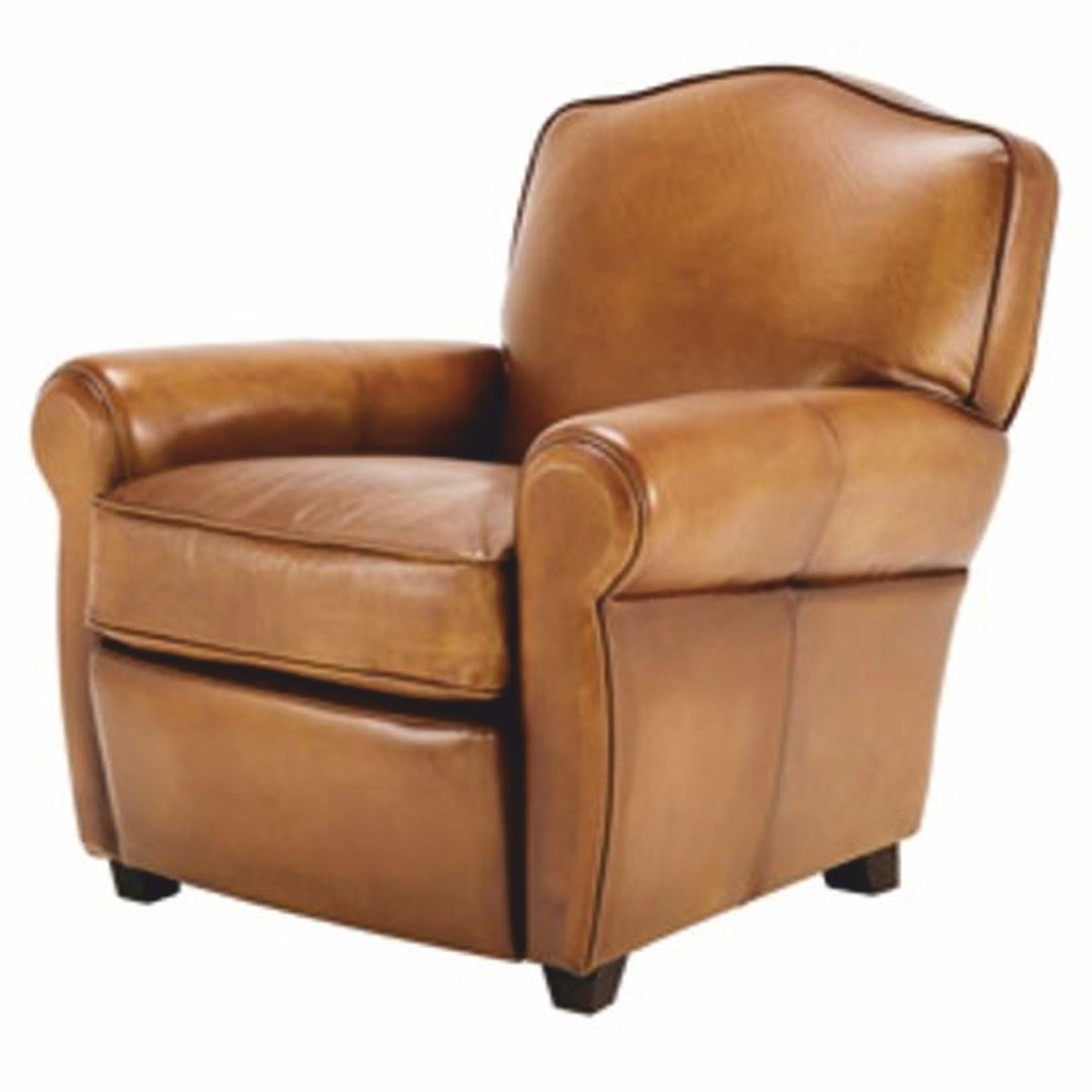 Casa Padrino Luxus Echtleder Sessel Braun/Schwarz | Luxus Hotelmöbel von Casa Padrino