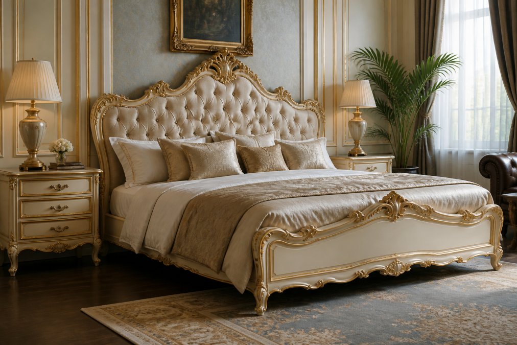 Barockbetten für luxuriöse Schlafzimmer