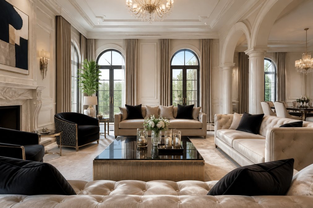 Luxuriöse Inneneinrichtung für Villen: Design-Guide