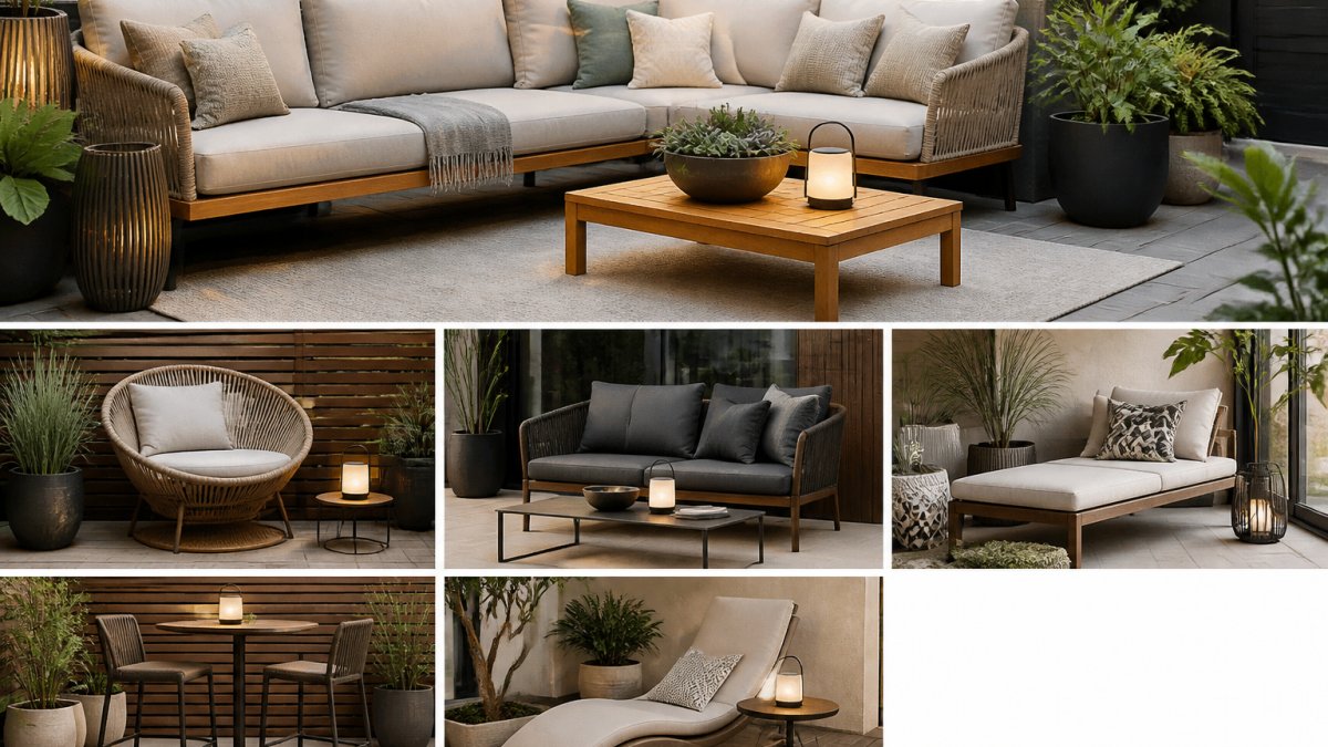5 exklusive Outdoor-Lounge-Ideen für kleine Terrassen